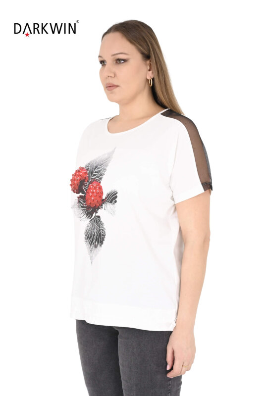 9469 MONICA MAGNI BLUZ EKRU - MONICA MAGNI (1)