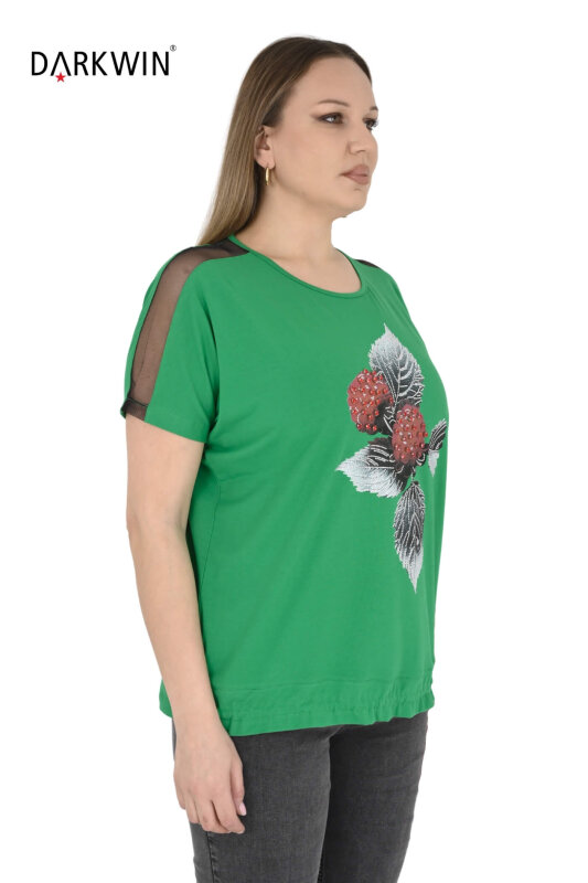 9469 MONICA MAGNI BLUZ YESIL - MONICA MAGNI (1)