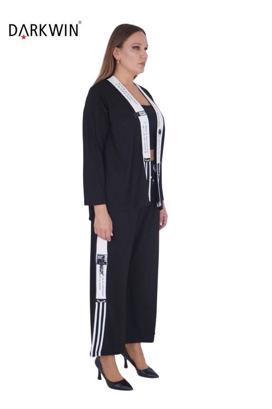 DARKWIN - 9508 DARKWIN BLUZ-PANTOLON SIYAH (1) DARKWIN - 9508 DARKWIN BLUZ-PANTOLON SIYAH (1)