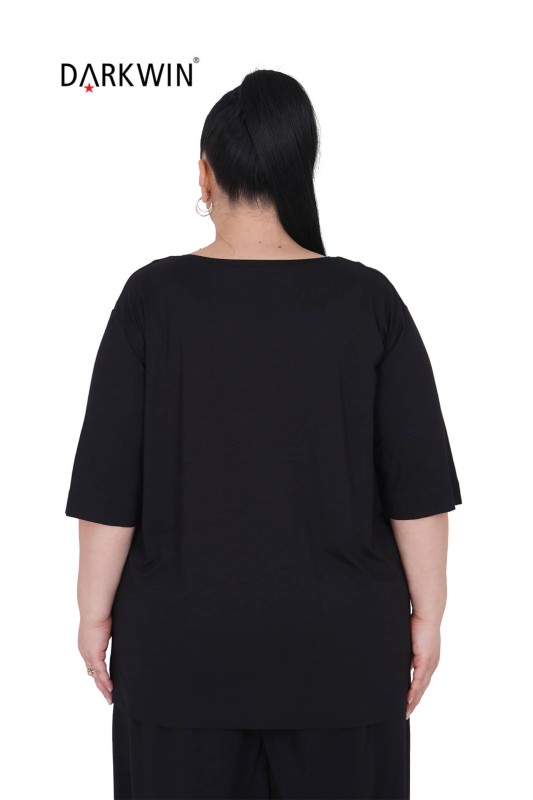 9529 CNG BLUZ BLACK - Thumbnail