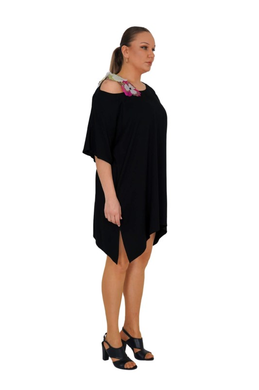 9556 CNG BLUZ BLACK - Thumbnail