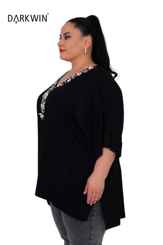 9558 CNG BLUZ BLACK - Thumbnail