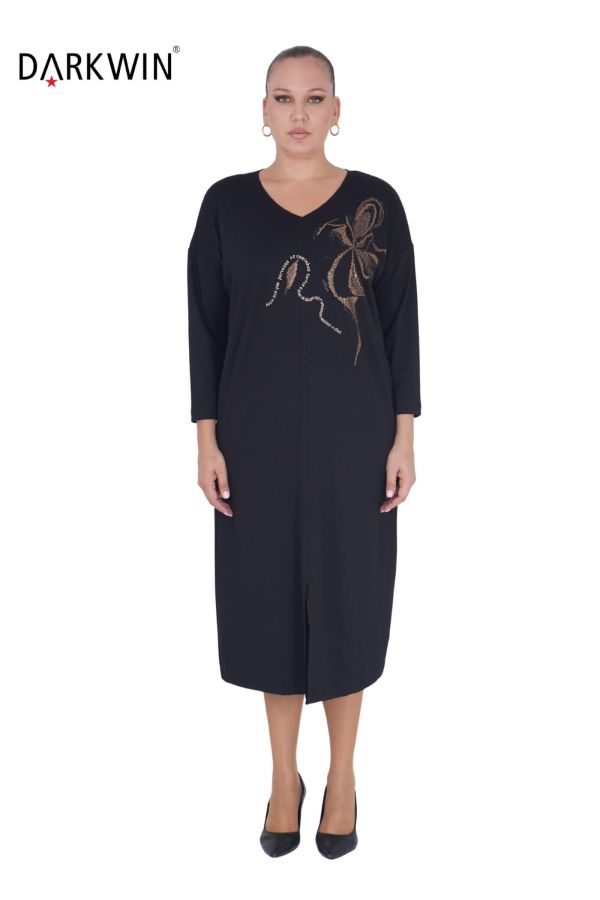 9610 DARKWIN ELBİSE SIYAH - 1