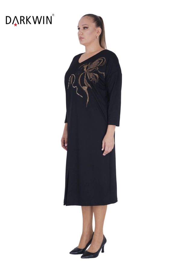 9610 DARKWIN ELBİSE SIYAH - 3