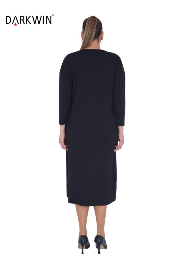 9610 DARKWIN ELBİSE SIYAH - 5