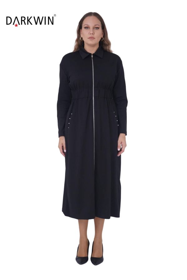 9616 DARKWIN ELBİSE SIYAH - 1