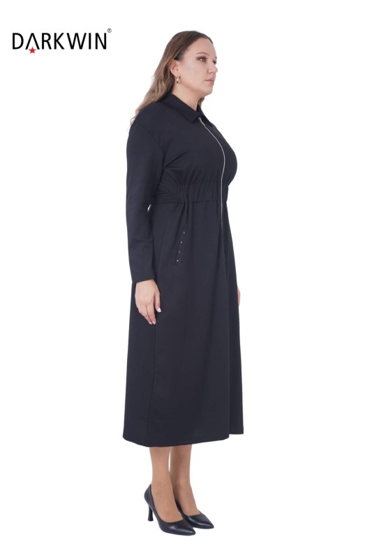 9616 DARKWIN ELBİSE SIYAH - Darkwin (1)