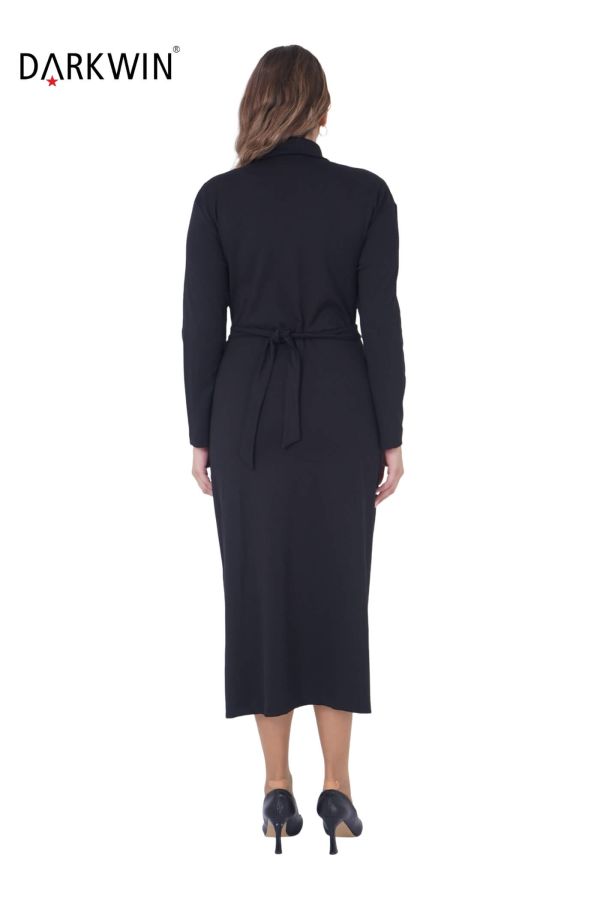 9616 DARKWIN ELBİSE SIYAH - 3