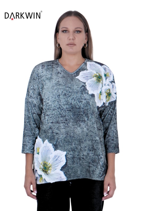 9628 DARKWIN BLUZ YESIL - DARKWIN