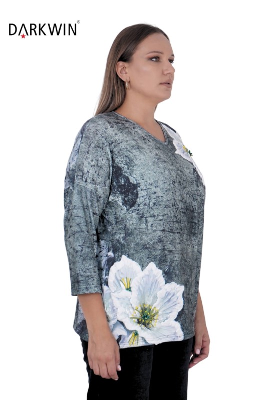 9628 DARKWIN BLUZ YESIL - DARKWIN (1)