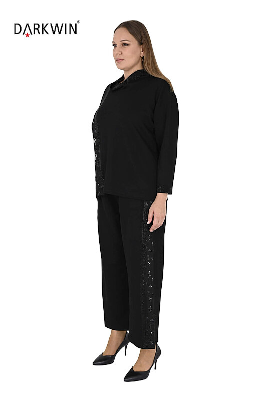 9647 DARKWIN BLUZ-PANTOLON SIYAH - DARKWIN (1)