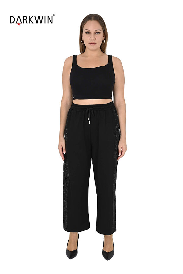 9647 DARKWIN BLUZ-PANTOLON SIYAH - 4
