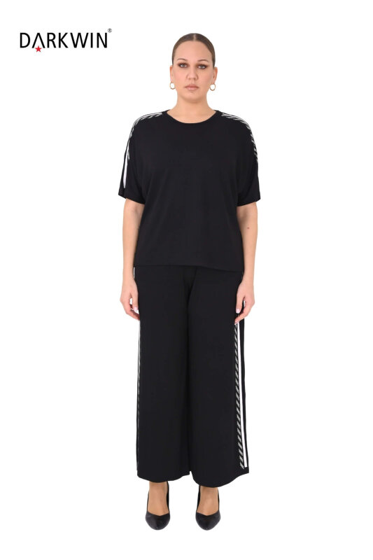 9700 DARKWIN BLUZ-PANTOLON SIYAH - DARKWIN