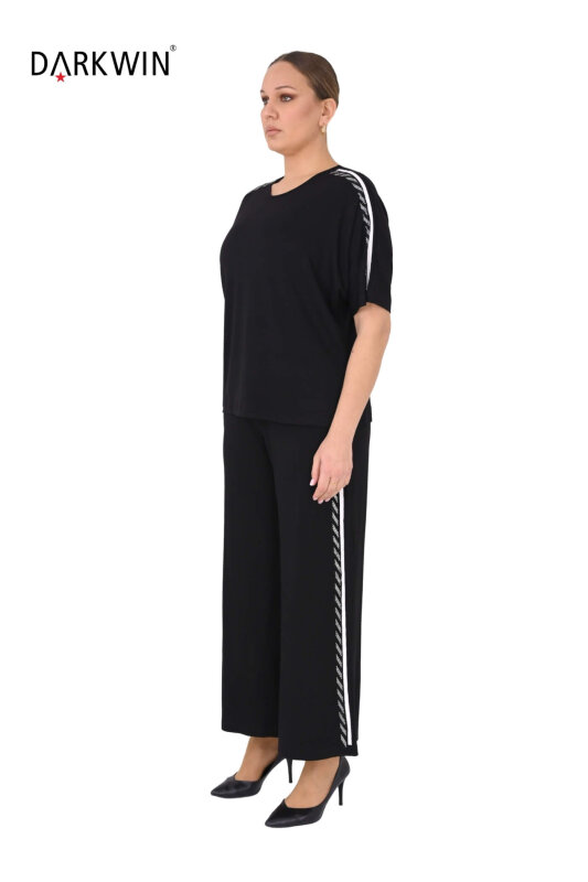 9700 DARKWIN BLUZ-PANTOLON SIYAH - 3
