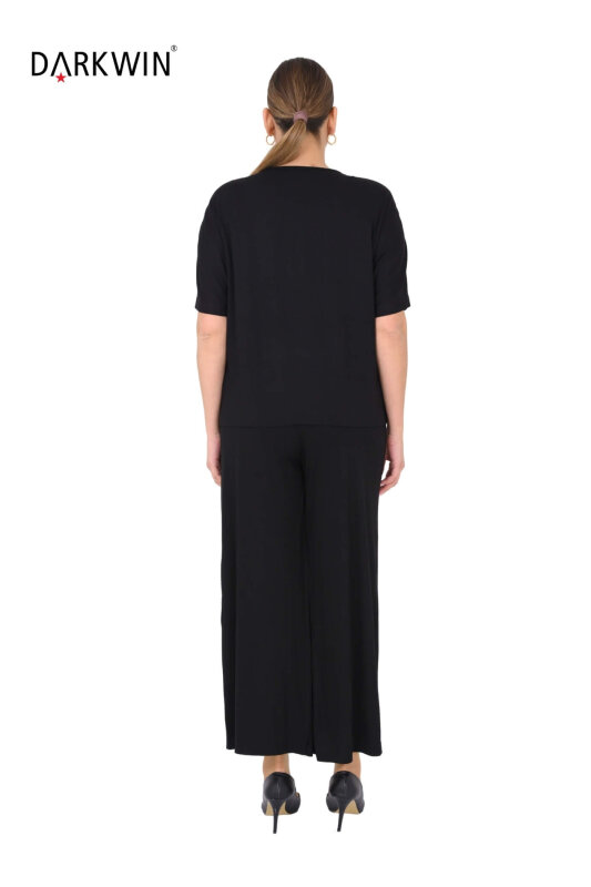 9700 DARKWIN BLUZ-PANTOLON SIYAH - 4