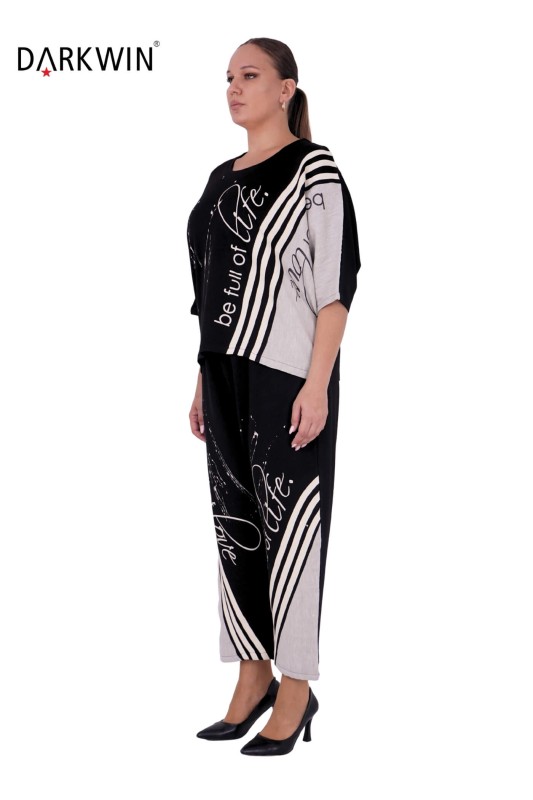 DARKWIN - 9700 DARKWIN BLUZ-PANTOLON SIYAH (1) DARKWIN - 9700 DARKWIN BLUZ-PANTOLON SIYAH (1)