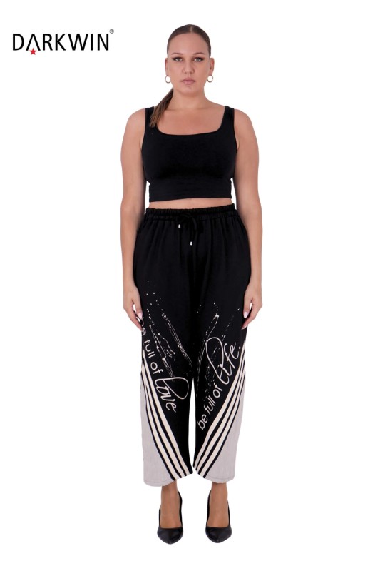 9700 DARKWIN BLUZ-PANTOLON SIYAH - Thumbnail