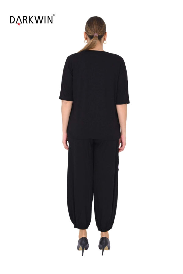 9705 DARKWIN BLUZ-PANTOLON SIYAH - 3