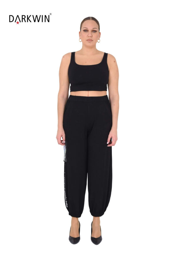 9705 DARKWIN BLUZ-PANTOLON SIYAH - 4