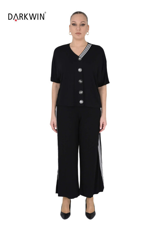 9706 DARKWIN BLUZ-PANTOLON SIYAH - DARKWIN (1)