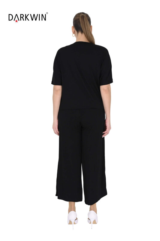 9706 DARKWIN BLUZ-PANTOLON SIYAH - 5