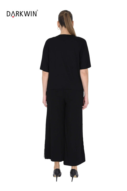 9706 DARKWIN BLUZ-PANTOLON SIYAH - 8