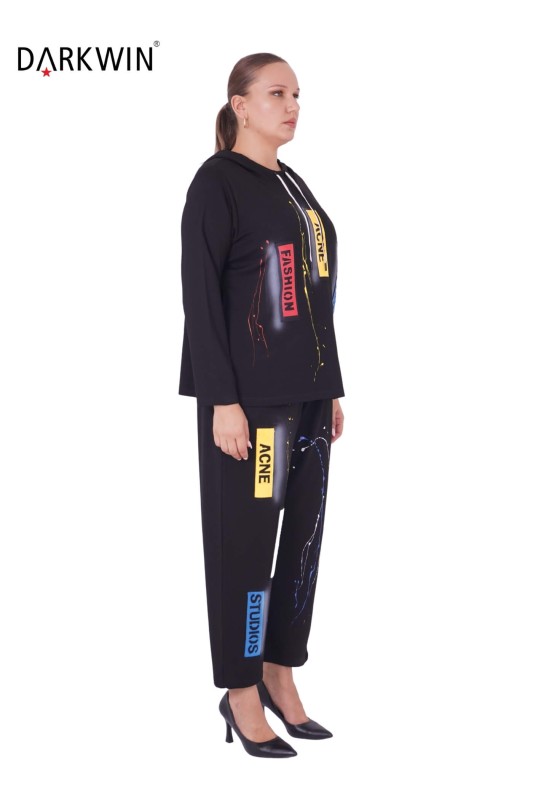 DARKWIN - 9706 DARKWIN BLUZ-PANTOLON SIYAH (1) DARKWIN - 9706 DARKWIN BLUZ-PANTOLON SIYAH (1)