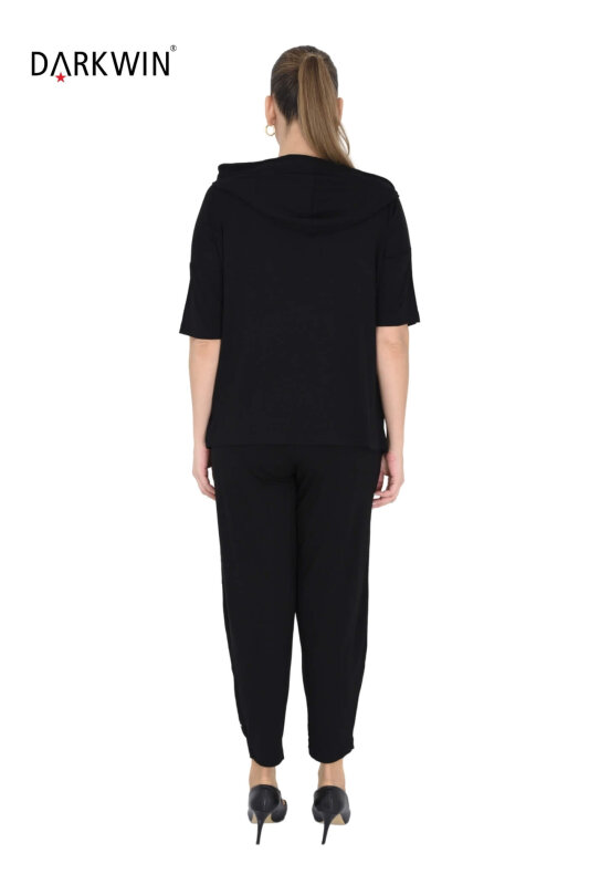 9707 DARKWIN BLUZ-PANTOLON SIYAH - 8
