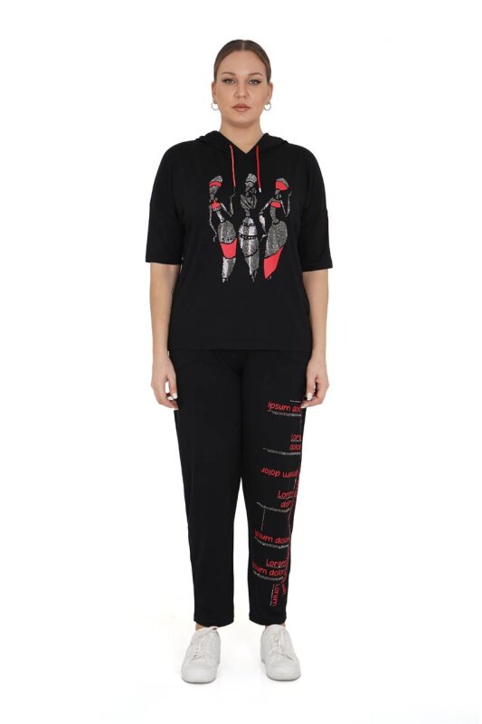 9707 DARKWIN BLUZ-PANTOLON SIYAH - DARKWIN (1)