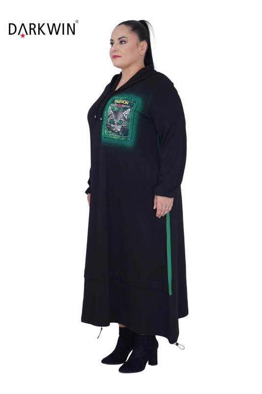 9707 DARKWIN ELBİSE SIYAH - DARKWIN (1)