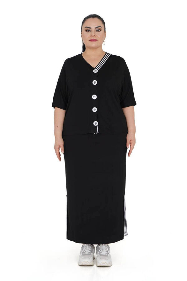 9708 DARKWIN BLUZ-ETEK SIYAH - 2