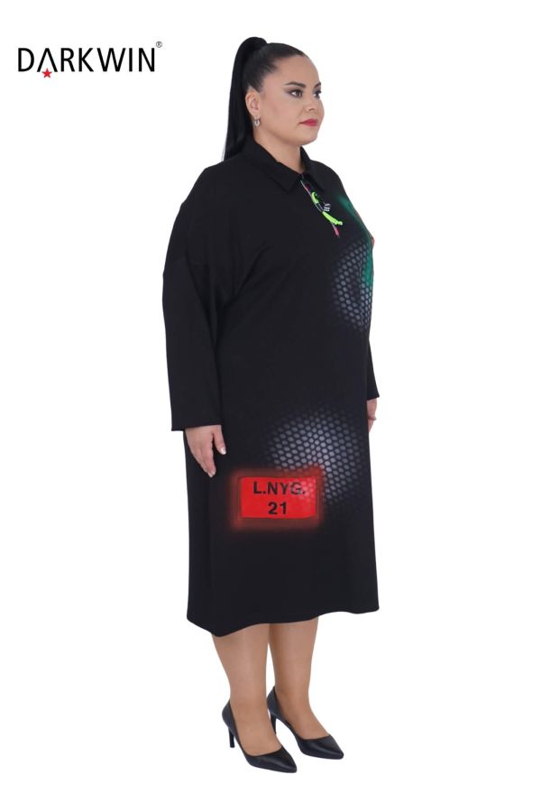 9708 DARKWIN ELBİSE SIYAH - 2