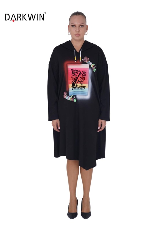 9713 DARKWIN ELBİSE SIYAH - DARKWIN