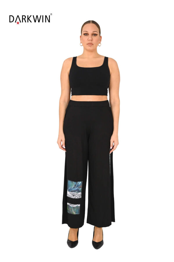 9721 DARKWIN BLUZ-PANTOLON SIYAH - 3