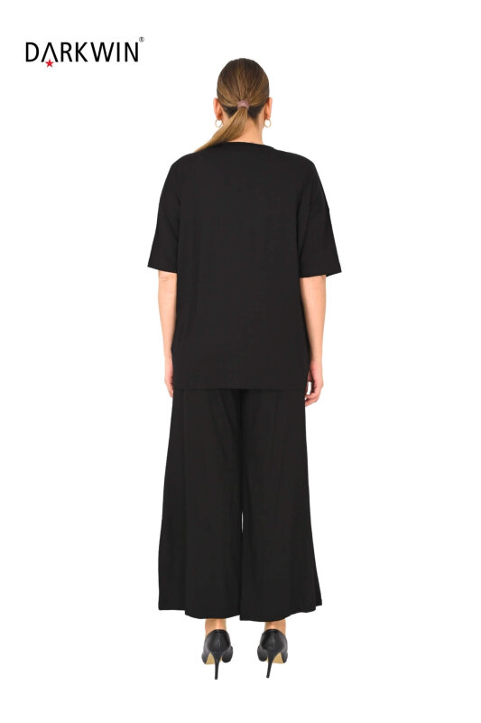 9721 DARKWIN BLUZ-PANTOLON SIYAH - 5