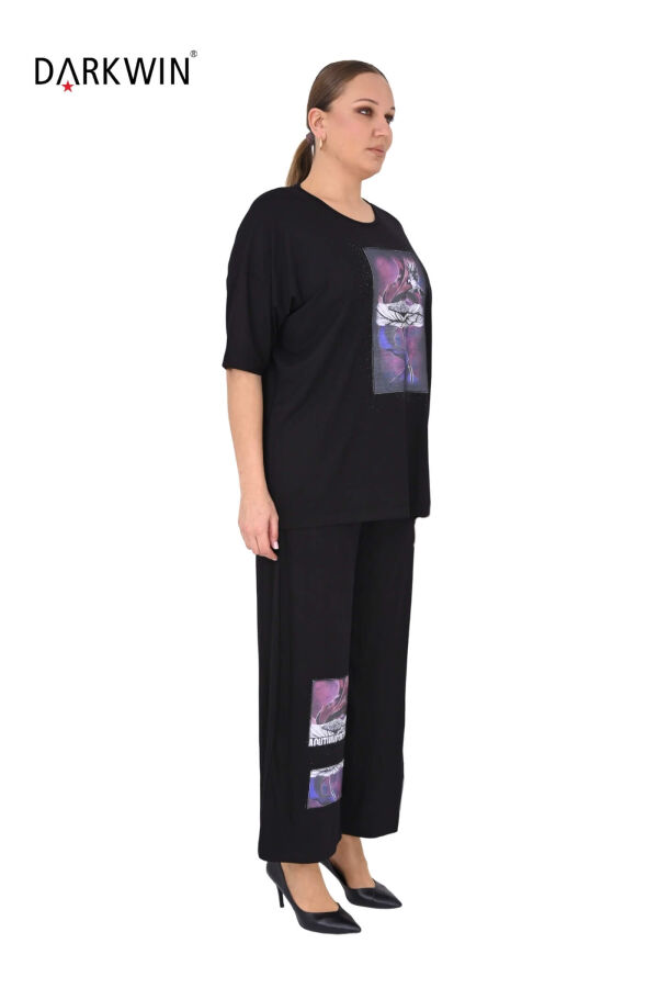 9721 DARKWIN BLUZ-PANTOLON SIYAH - 7