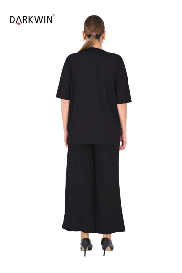 9721 DARKWIN BLUZ-PANTOLON SIYAH - 8