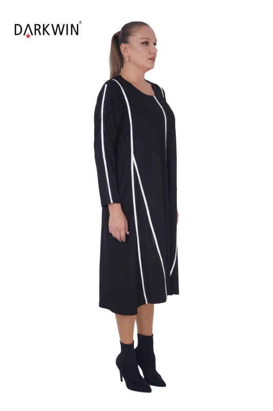 9725 DARKWIN ELBİSE SIYAH - DARKWIN (1)