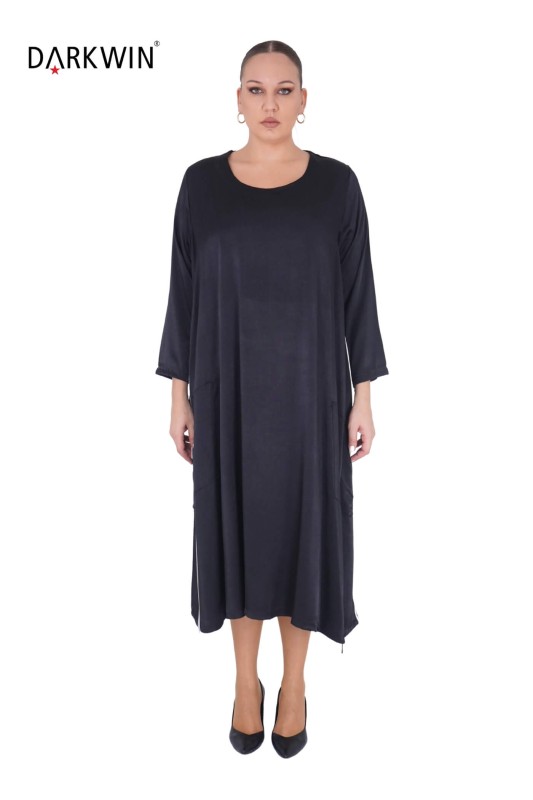 9726 DARKWIN ELBİSE SIYAH - Darkwin