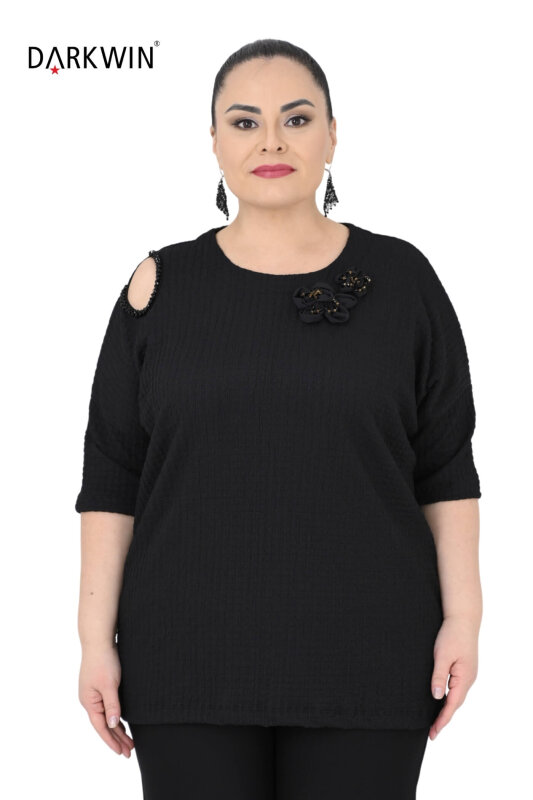 9750 DARKWIN BLUZ SIYAH - DARKWIN