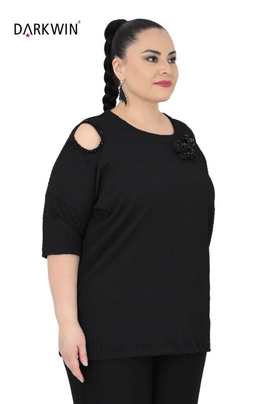 9750 DARKWIN BLUZ SIYAH - DARKWIN (1)