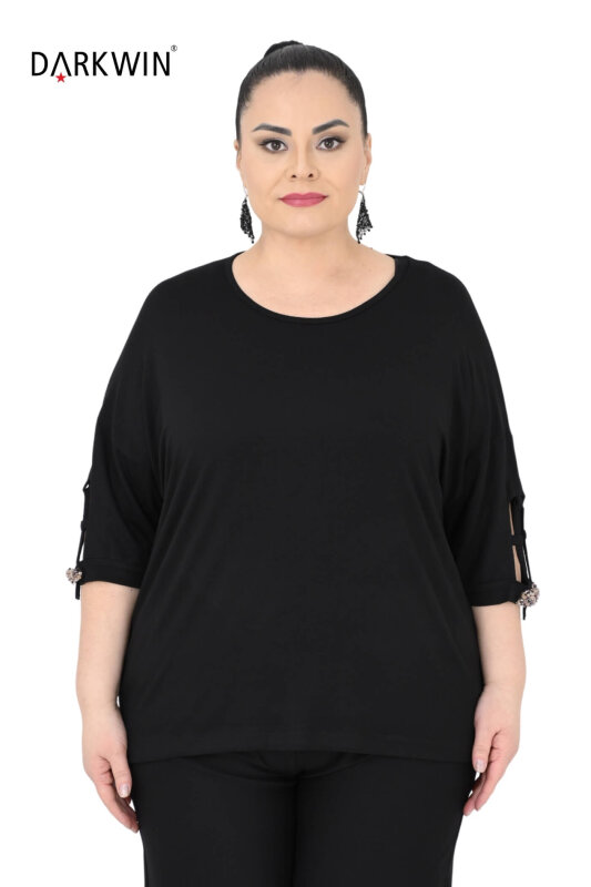 9751 DARKWIN BLUZ SIYAH - DARKWIN