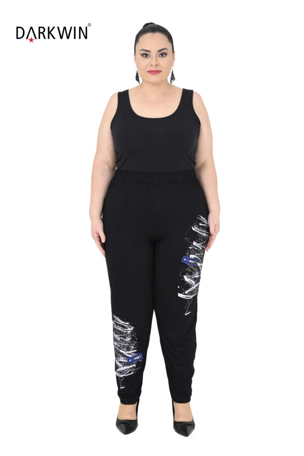 9752 DARKWIN TUNİK-PANTOLON SIYAH - 4