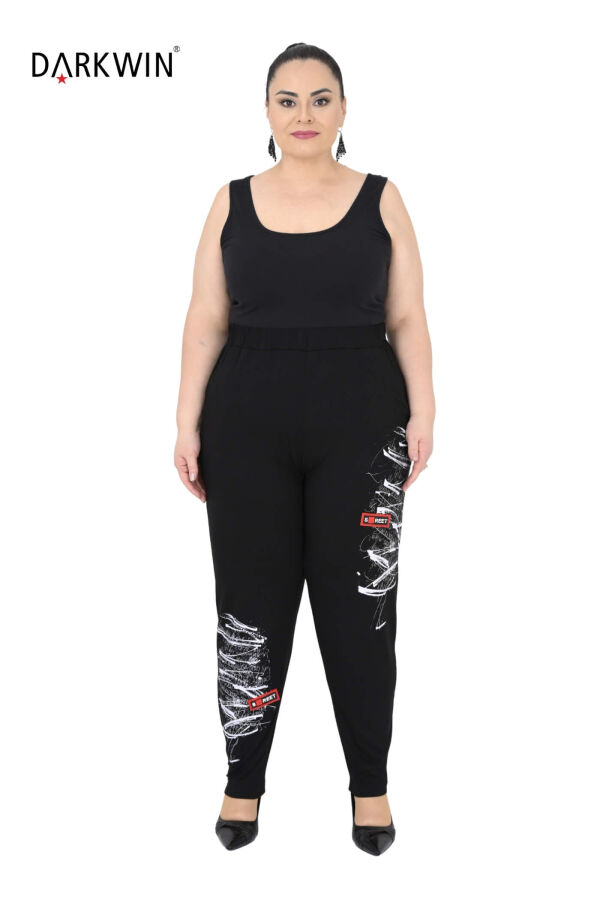 9752 DARKWIN TUNİK-PANTOLON SIYAH - 7