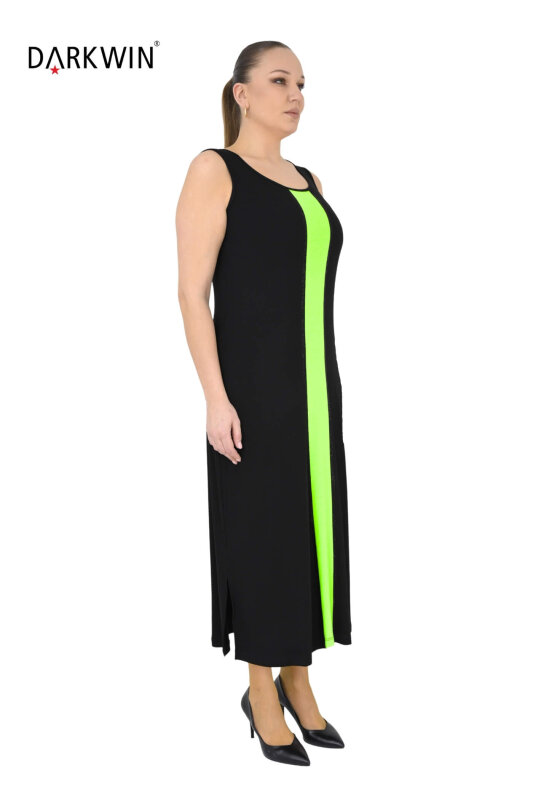 9758 DARKWIN ELBİSE SIYAH - 6