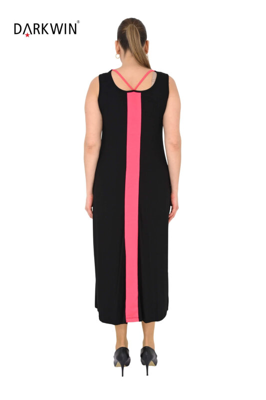 9758 DARKWIN ELBİSE SIYAH - 5