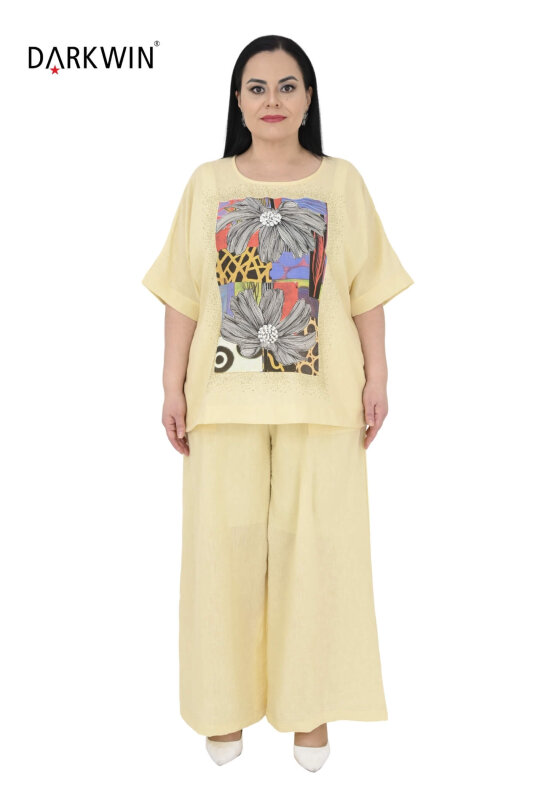 9762 DARKWIN BLUZ-PANTOLON SARI - DARKWIN C