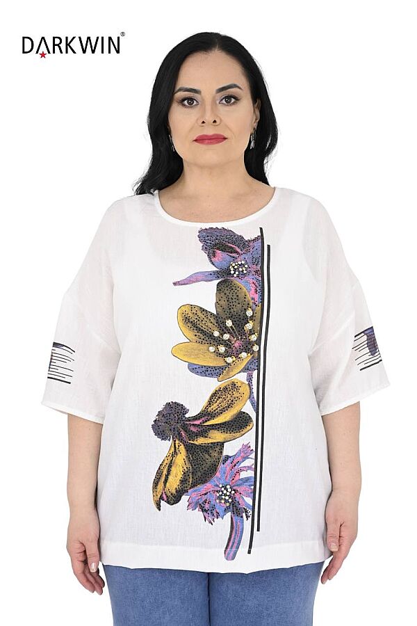 9765 DARKWIN TUNİK BEYAZ - 1