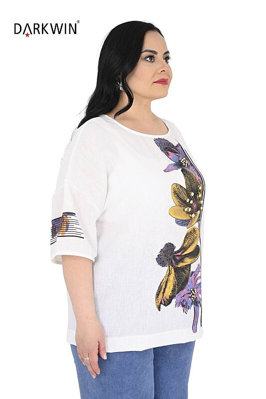 9765 DARKWIN TUNİK BEYAZ - DARKWIN (1)