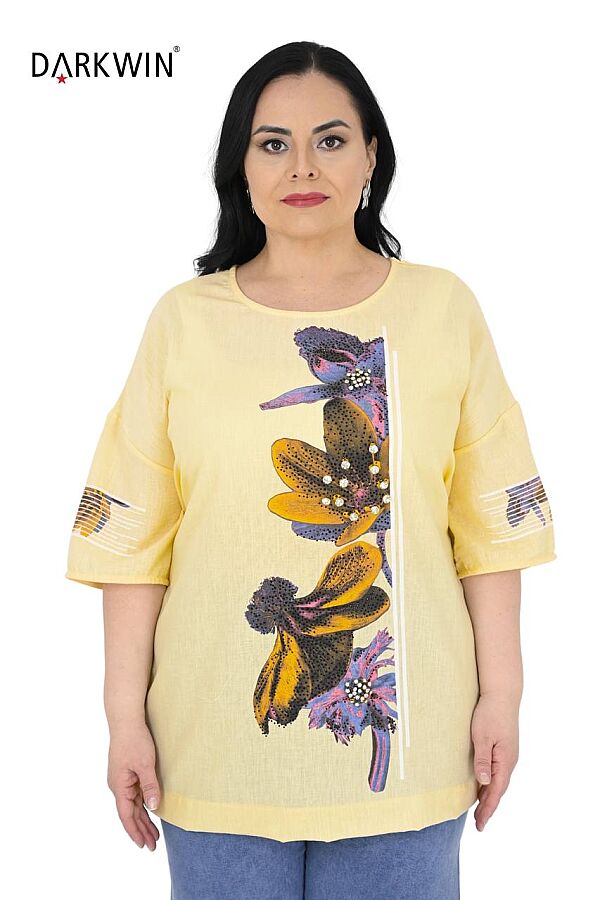 9765 DARKWIN TUNİK SARI - 1